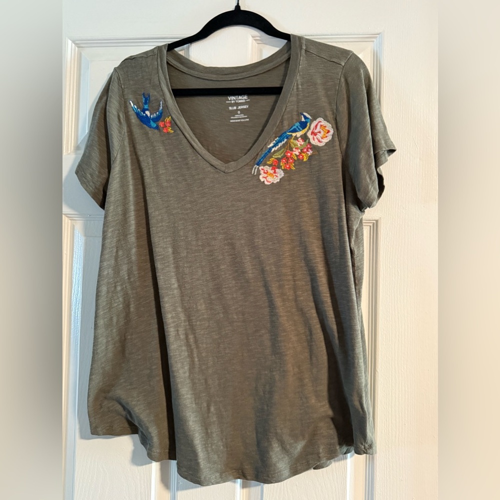 Torrid Slub Jersey - Size 0 - Green